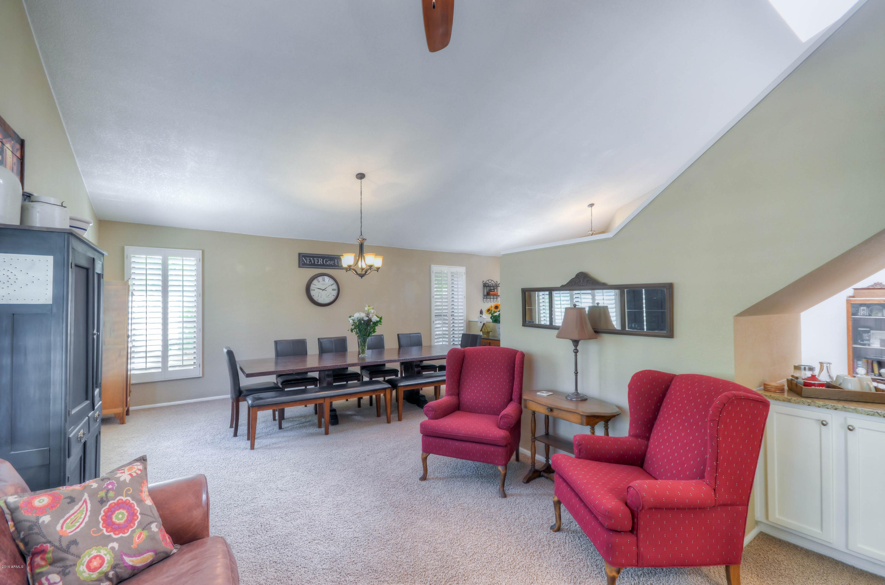 1433 North Woodside Road Chandler, AZ 85224 - Photo 13 of 70 a living room with furniture kitchen view and a window