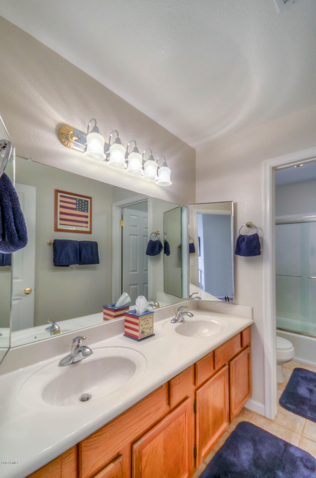 1433 North Woodside Road Chandler, AZ 85224 - Photo 54 of 70 a bathroom with a sink and a mirror