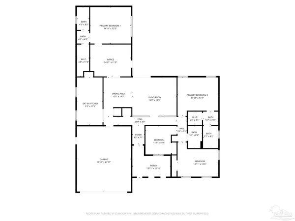 a picture of a floor plan