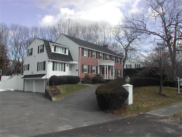 185 Bristol Road Wellesley, MA 02481 - Photo 1 of 1 a front view of a house with garden