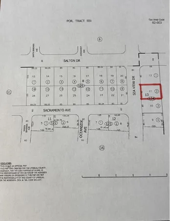 $10,000 | 2206 Seaview Drive, Thermal, CA 92274