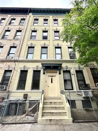 a view of a building with many windows