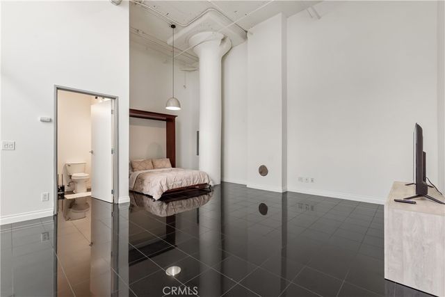 a view of a hallway with entryway