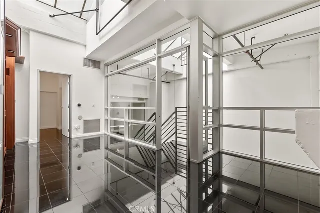 a view of a walk in closet