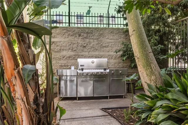 a room with gym equipment