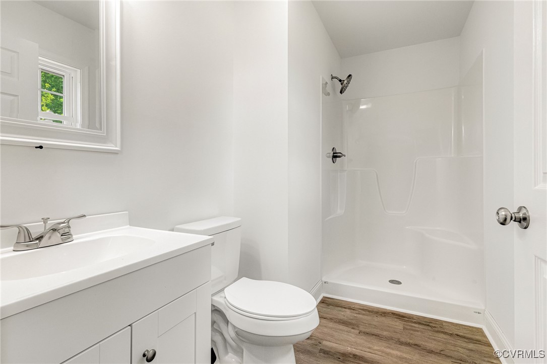 1684 Halls Store Road Mineral, VA 23117 - Photo 15 of 40 Bathroom featuring walk in shower, vanity, toilet,