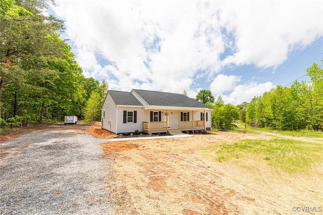 1684 Halls Store Road Mineral, VA 23117 - Photo 37 of 40 View of front facade featuring a porch