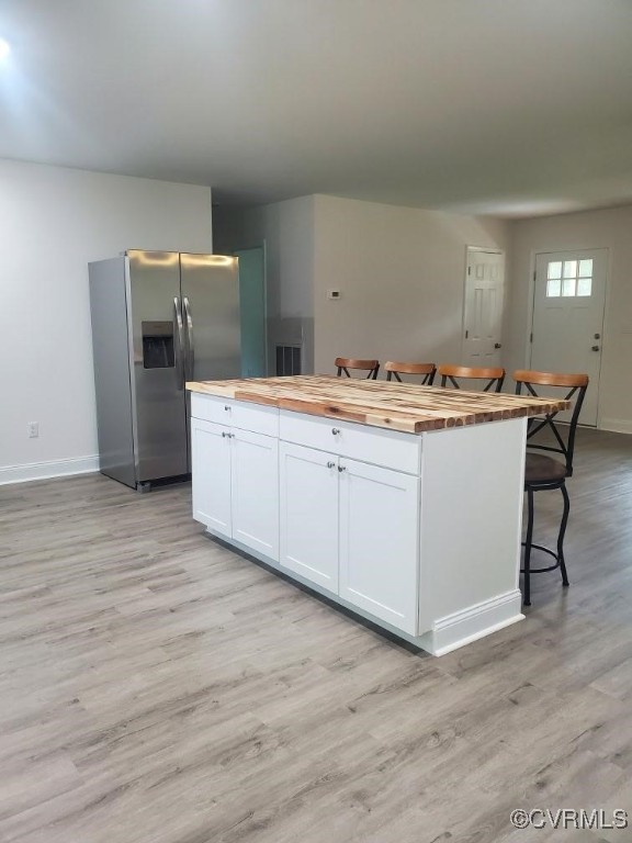 1684 Halls Store Road Mineral, VA 23117 - Photo 7 of 40 Kitchen with butcher block counters, stainless ste
