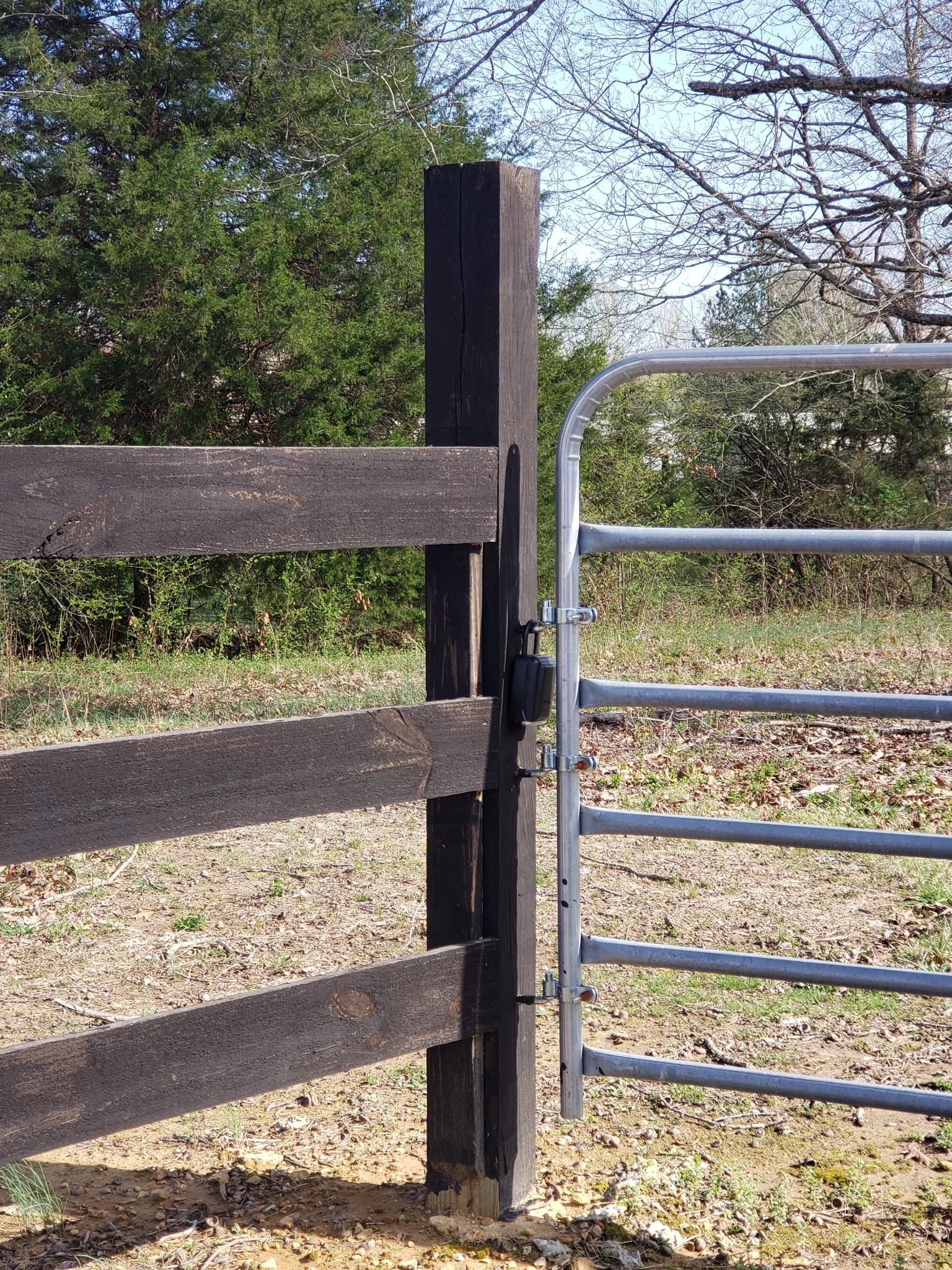 522 Murrell Road Dickson, TN 37055 - Photo 7 of 8 a view of a wooden door and a yard