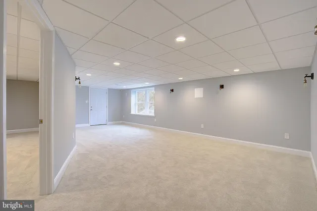 a view of an empty room