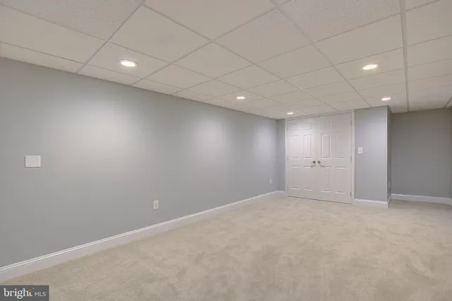 a view of a livingroom with a flat screen tv