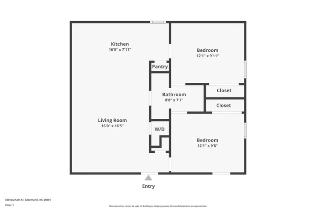 $1,350 | 630 Graham Street, Albemarle, NC 28001