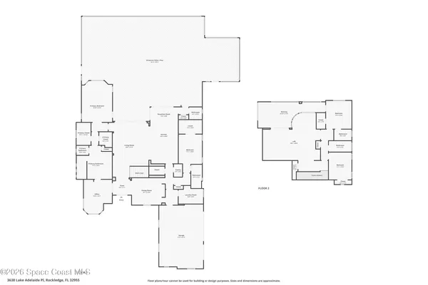 $3,050,000 | 3638 Lake Adelaide Place, Rockledge, FL 32955