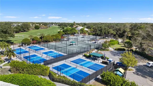 a view of a lake with outdoor space