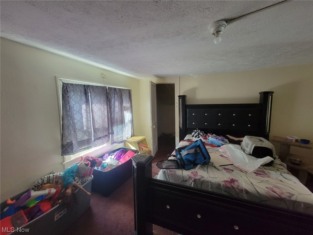 1605 Hillcrest Road Cleveland, OH 44118 - Photo 14 of 16 Bedroom with carpet and a textured ceiling