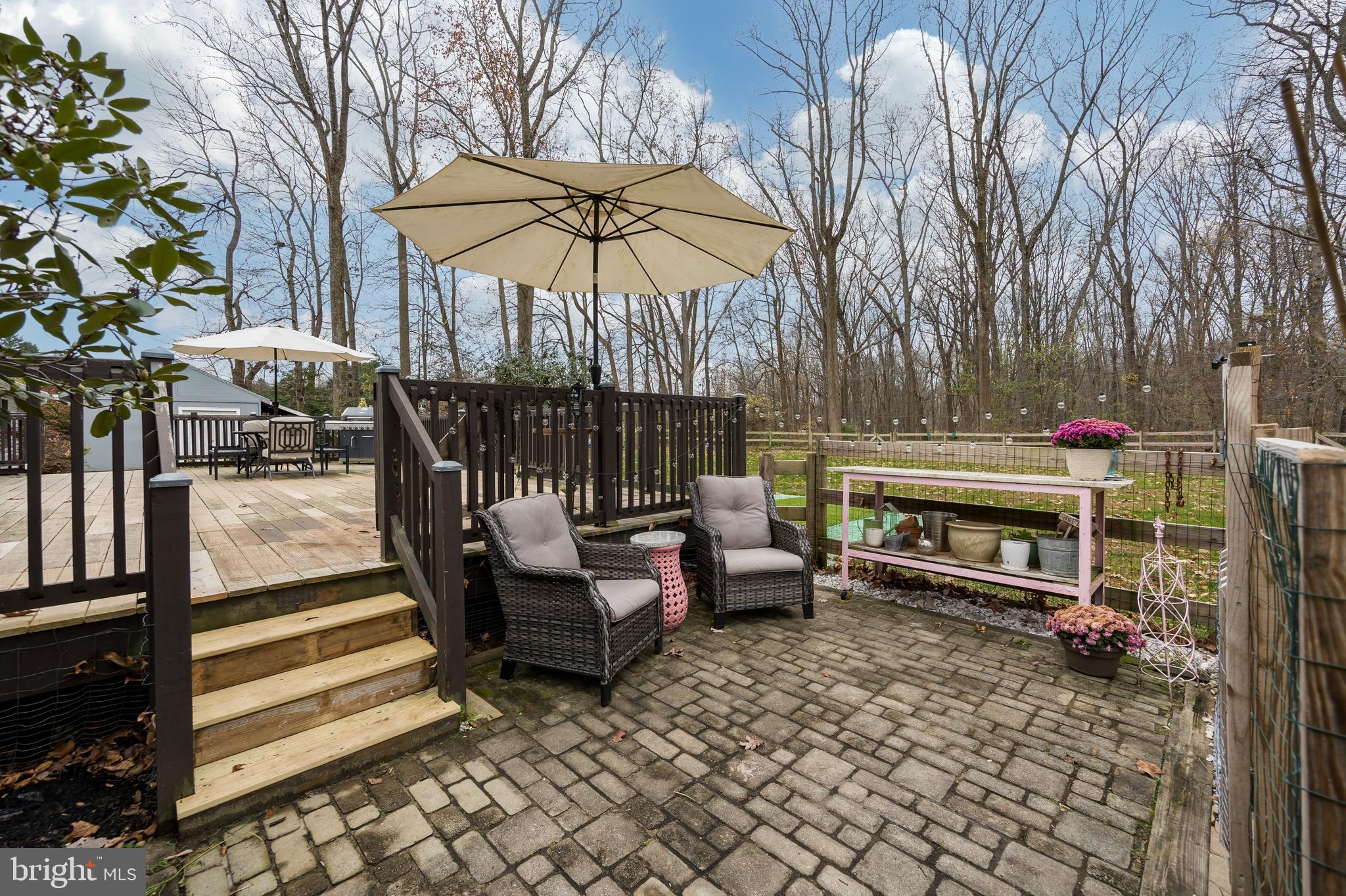 249 Kaolin Road Coatesville, PA 19320 - Photo 43 of 49 Sitting Area off Deck and Enclosed Garden
