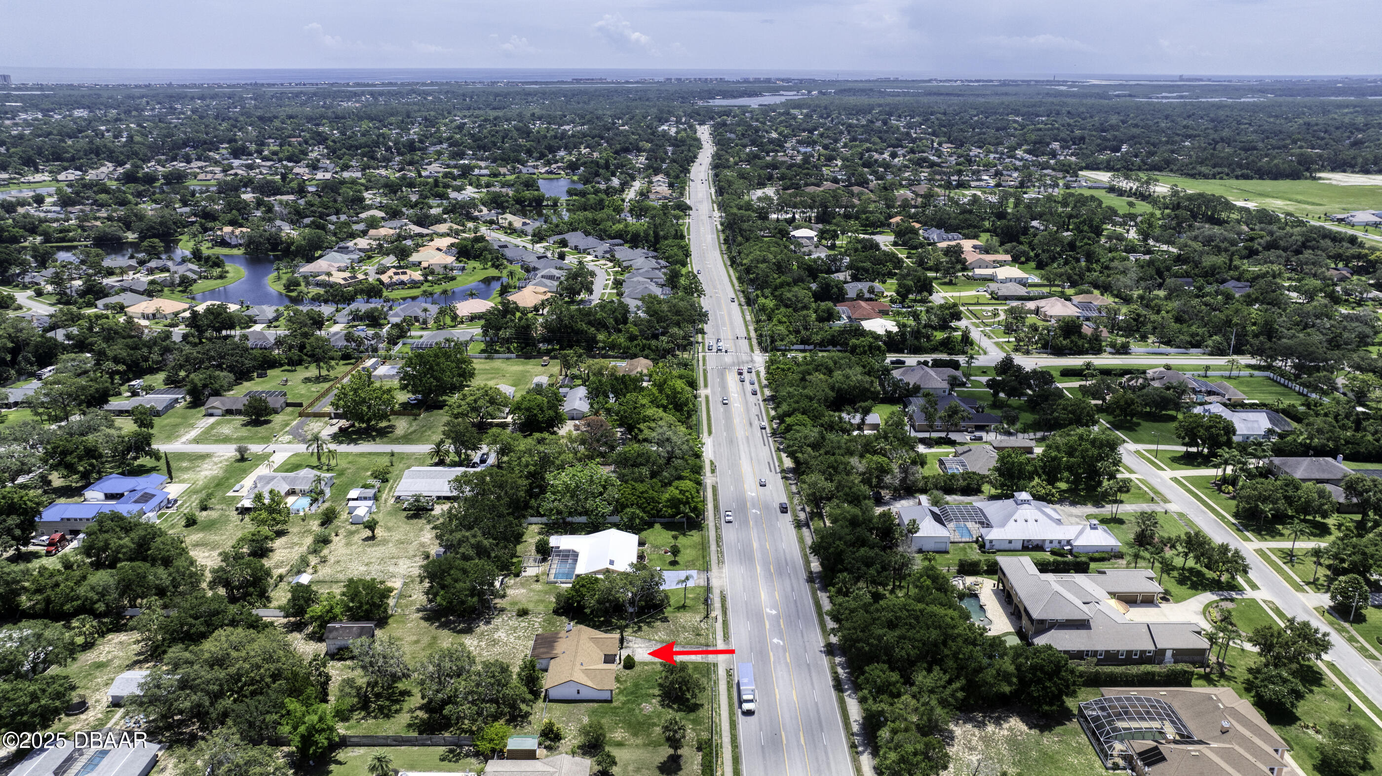 747 Taylor Road Port Orange, FL 32127 - Photo 42 of 46 Drone_747TaylorRd-6_arrow