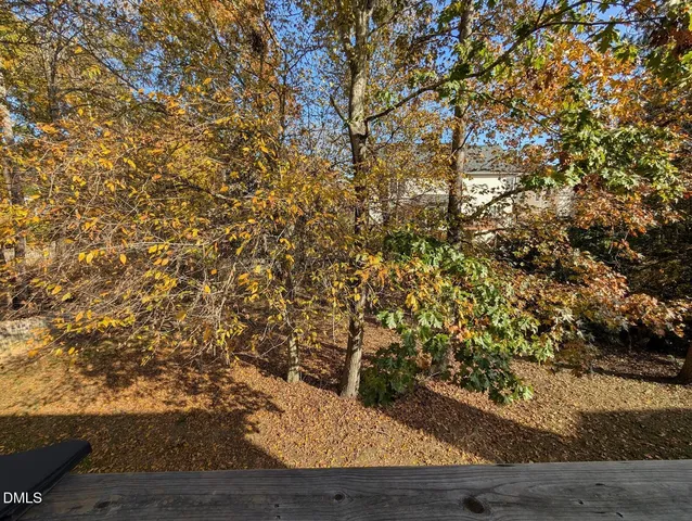 a view of city from balcony