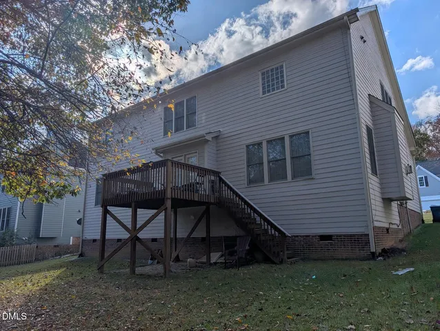 a view of a house with a balcony