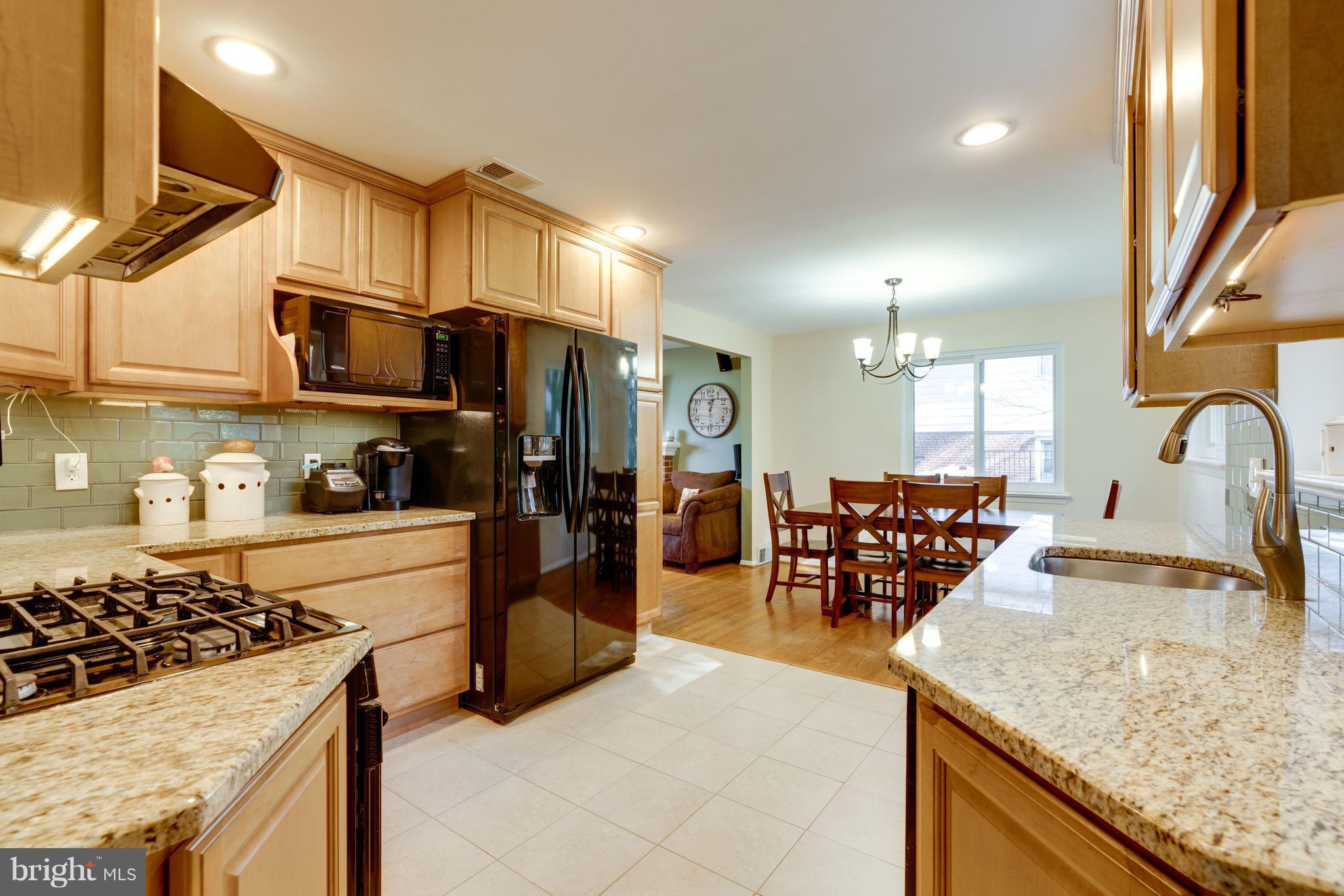 7416 Gary Street Springfield, VA 22150 - Photo 2 of 26 New Kitchen, Granite, Glass Backsplash, Gas!