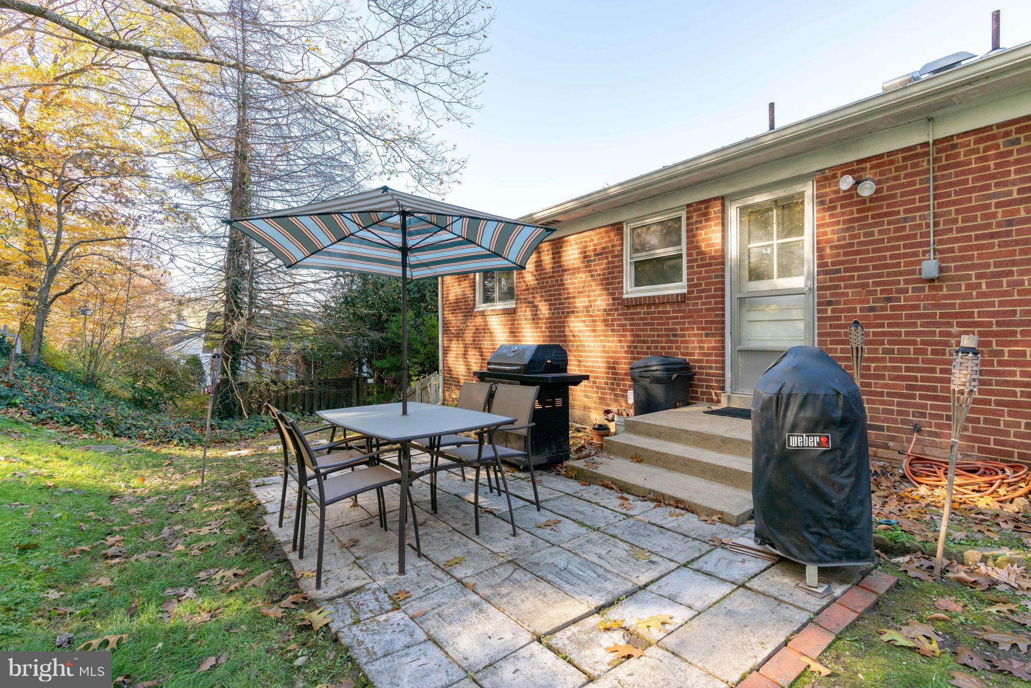 7416 Gary Street Springfield, VA 22150 - Photo 24 of 26 Backyard Patio, Large Yard, Fenced