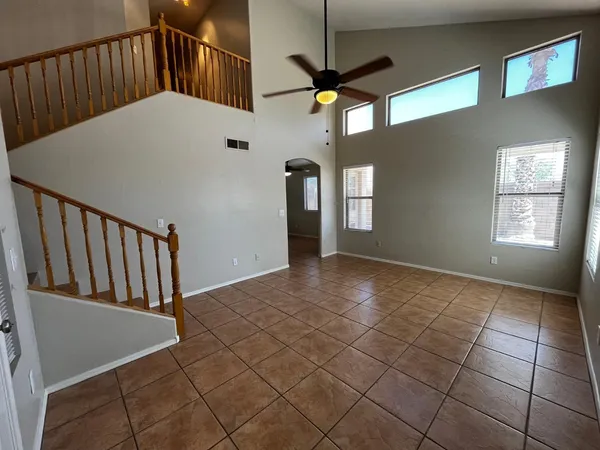 a view of entryway and hall with a window