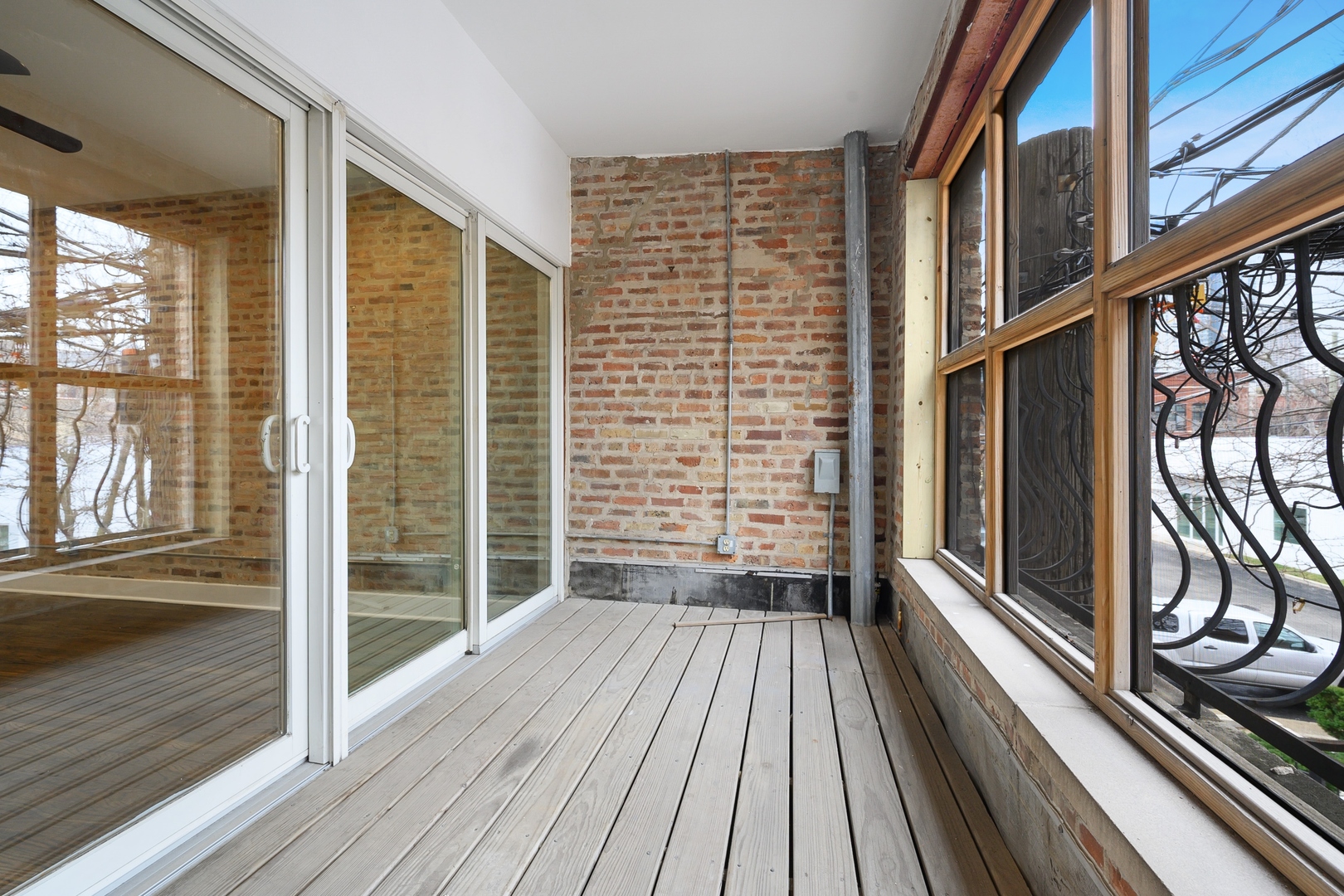 1015 West Lake Street, Unit 2E Chicago, IL 60607 - Photo 19 of 19 a view of outdoor space with wooden floor
