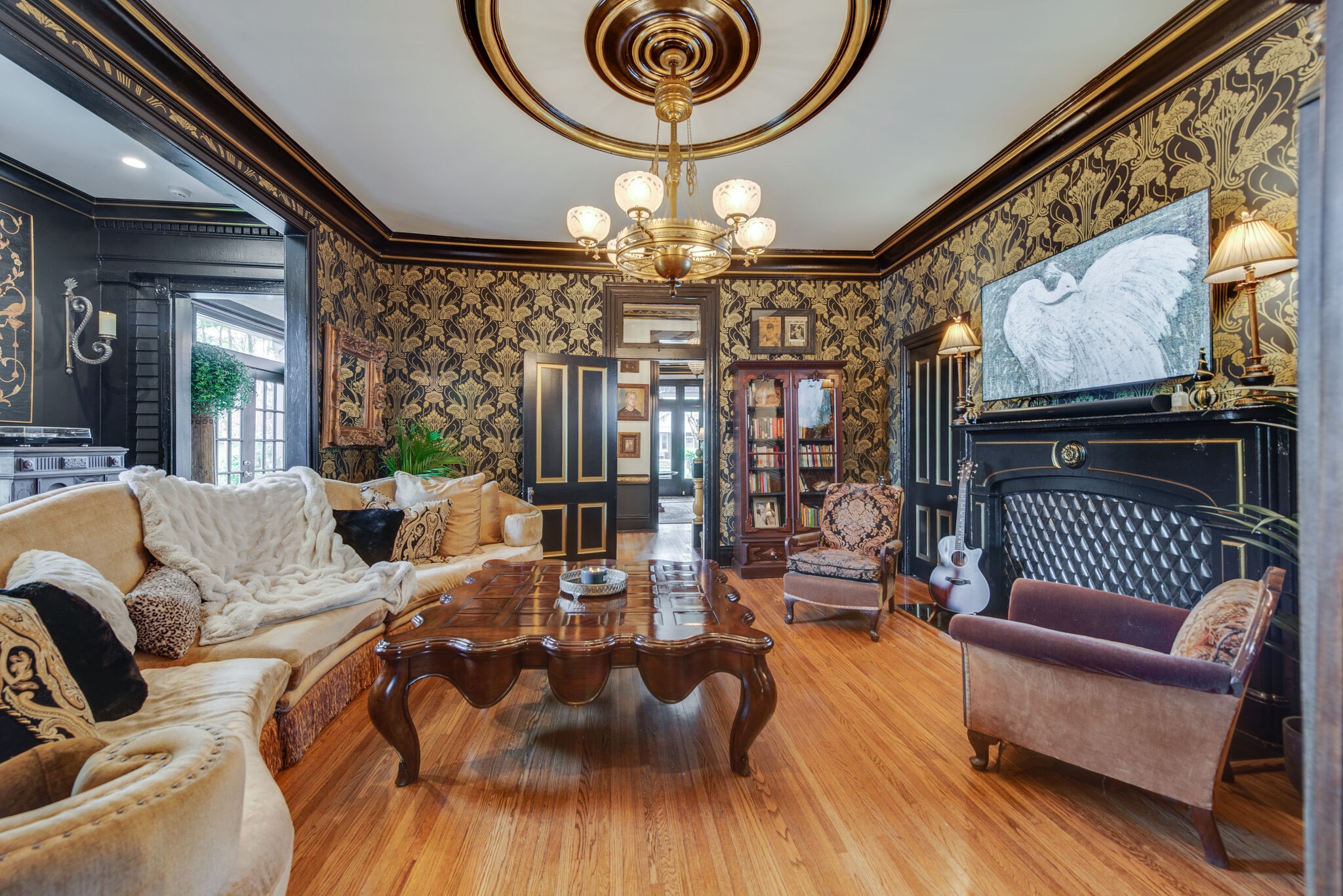 607 5th Avenue West Springfield, TN 37172 - Photo 14 of 50 a view of a livingroom with furniture and chandelier