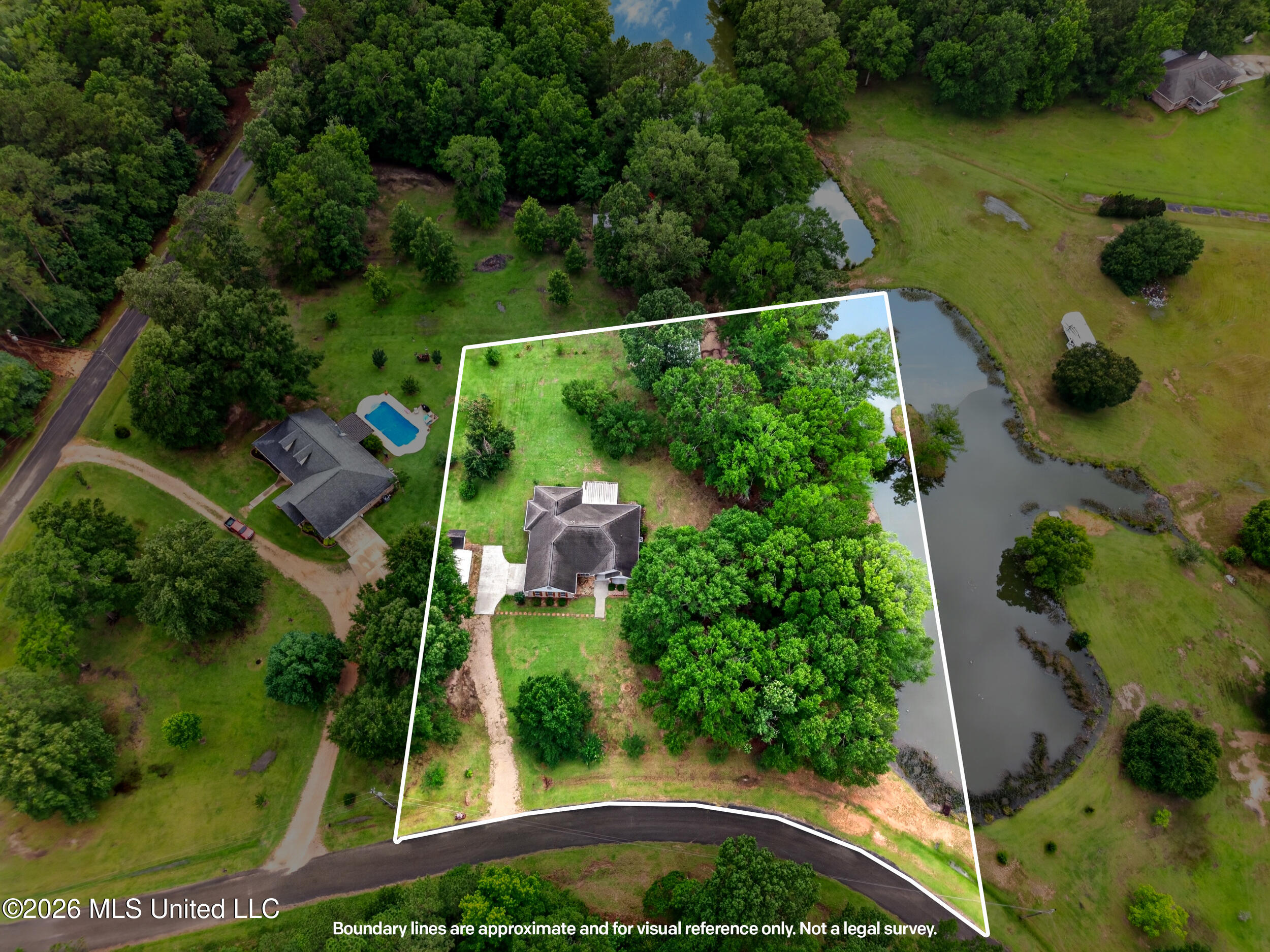 17 JM Carnell Road Poplarville, MS 39470 - Photo 57 of 65 57_57_aerialoverhead-edit