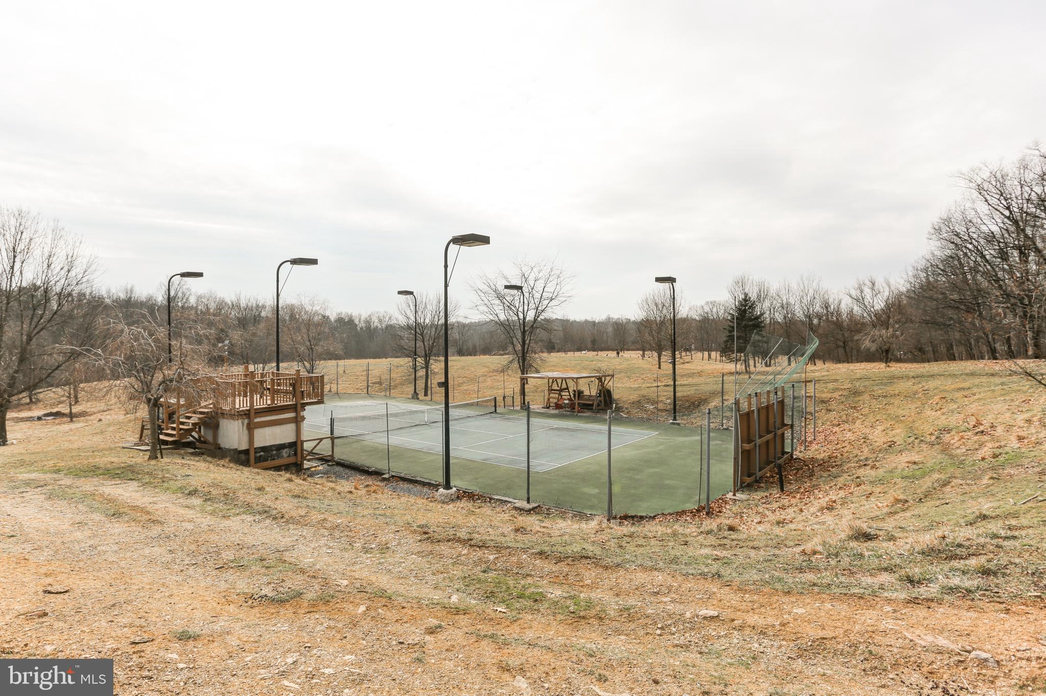 316 Sample Bridge Road Mechanicsburg, PA 17050 - Photo 91 of 102 Tennis Court With Sound, Lighting, Viewing Deck