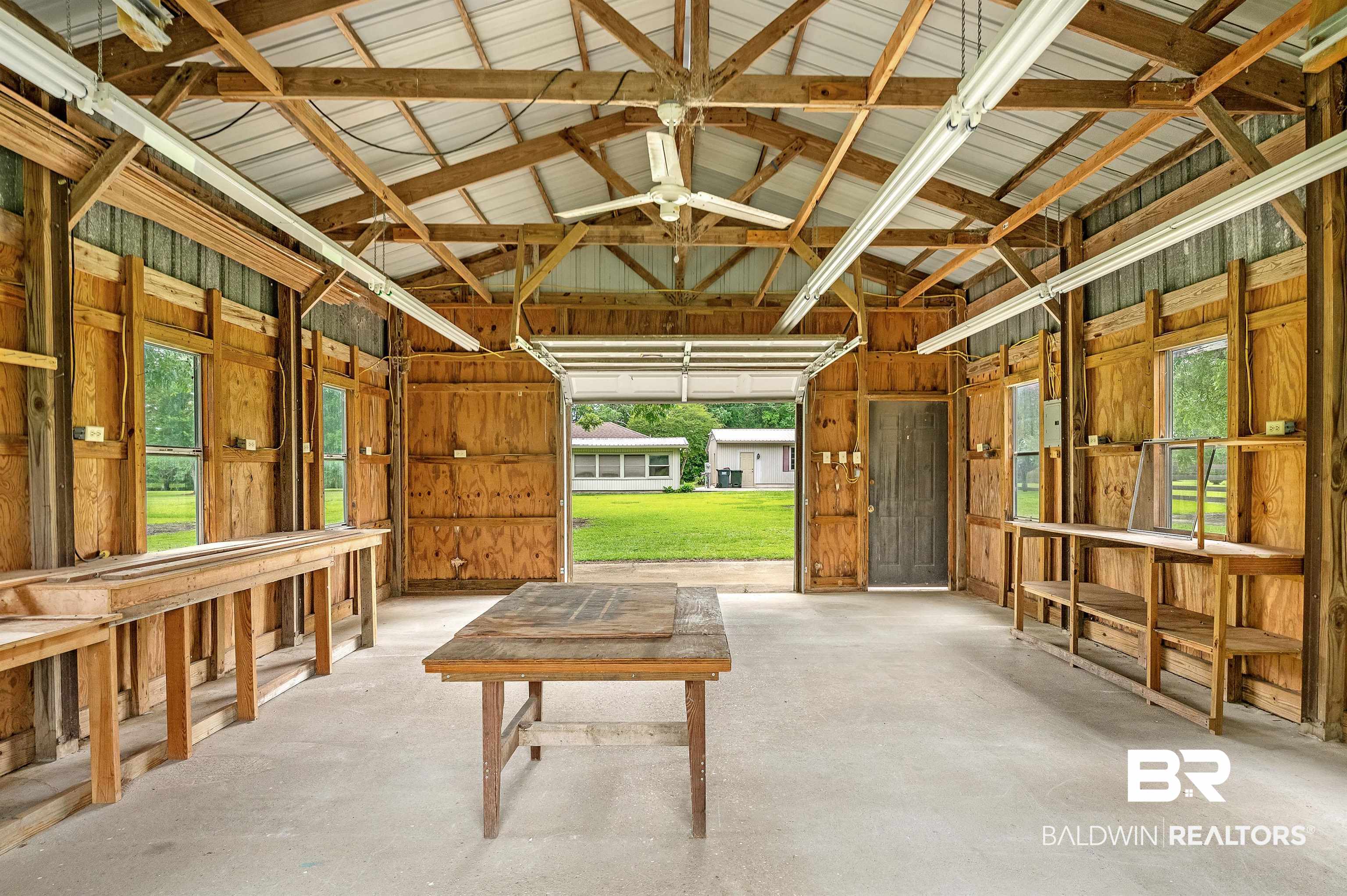 22810 Ard Road Robertsdale, AL 36567 - Photo 64 of 65 Garage with metal wall