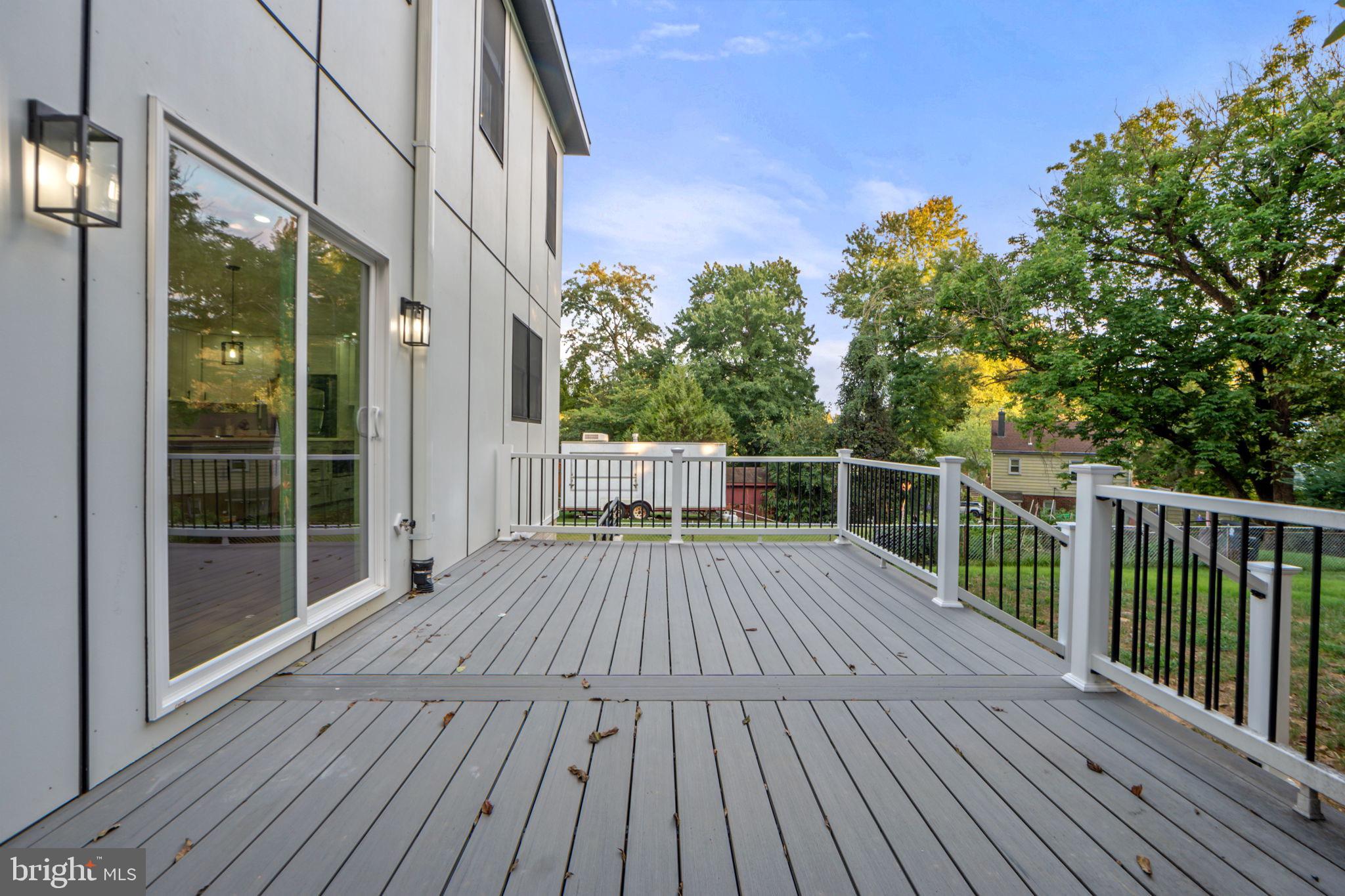 1611 Dayton Road Hyattsville, MD 20783 - Photo 48 of 54 Spacious deck with serene green views.