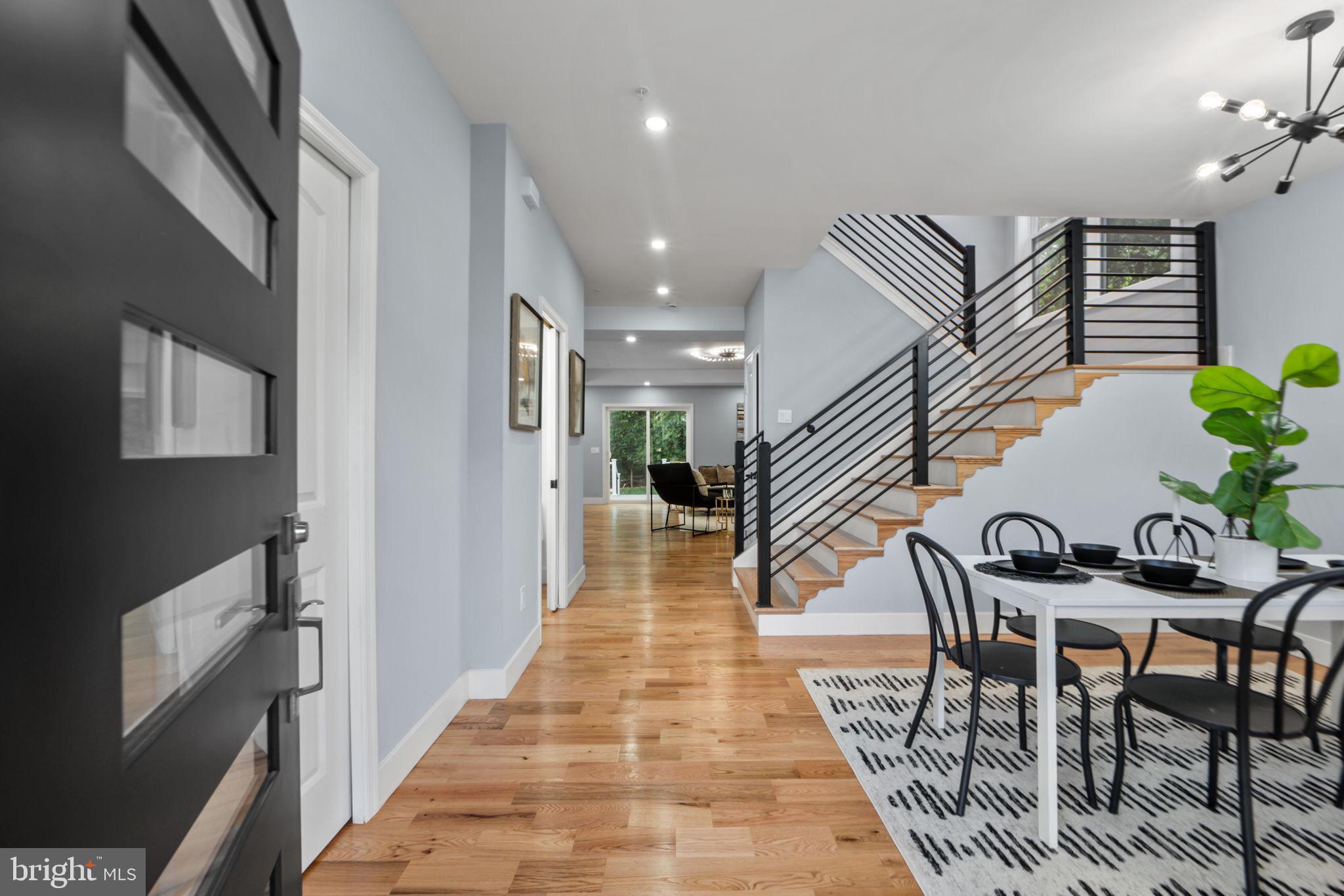 1611 Dayton Road Hyattsville, MD 20783 - Photo 6 of 54 Modern entryway with stylish staircase.