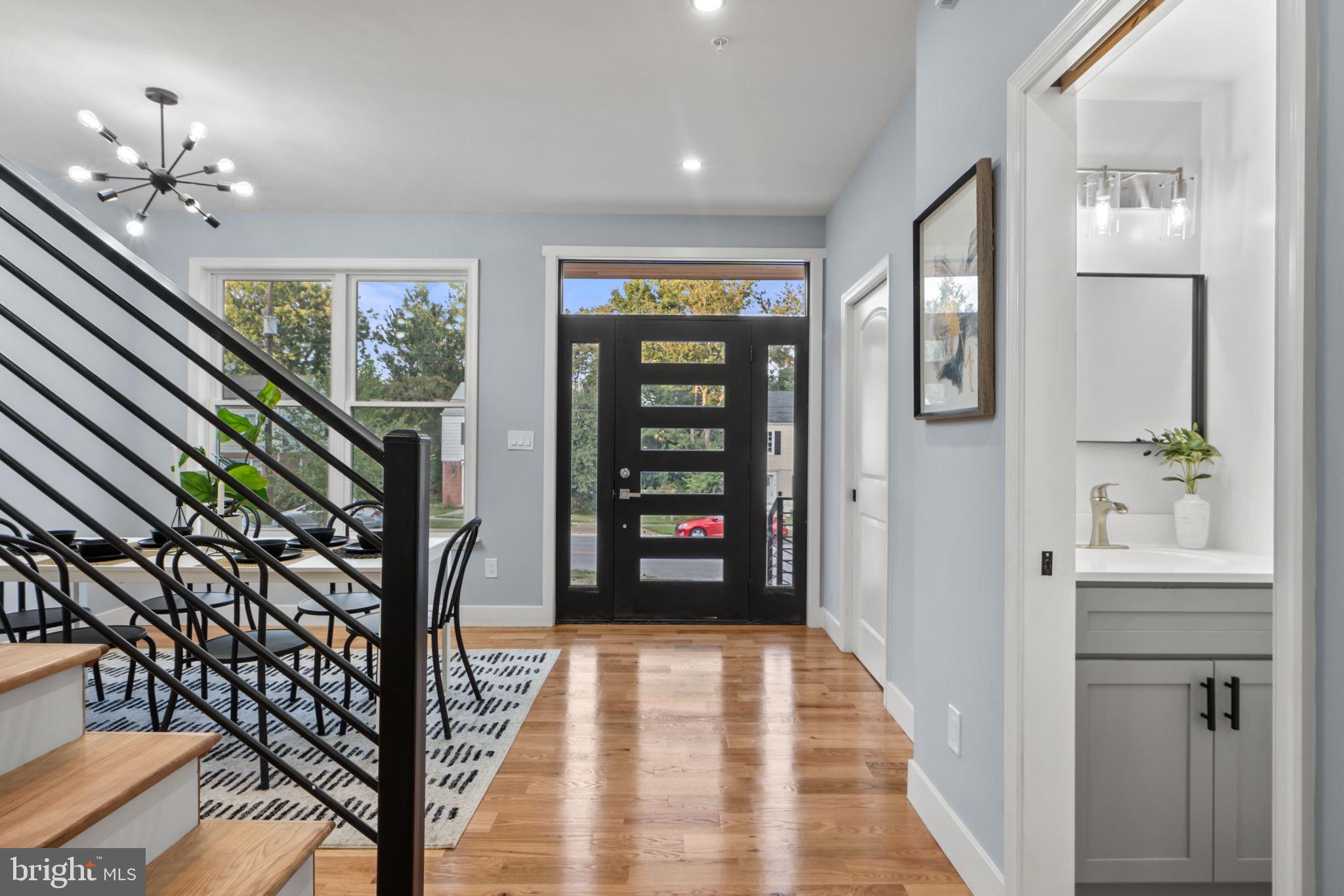 1611 Dayton Road Hyattsville, MD 20783 - Photo 7 of 54 Inviting entryway with modern design elements.