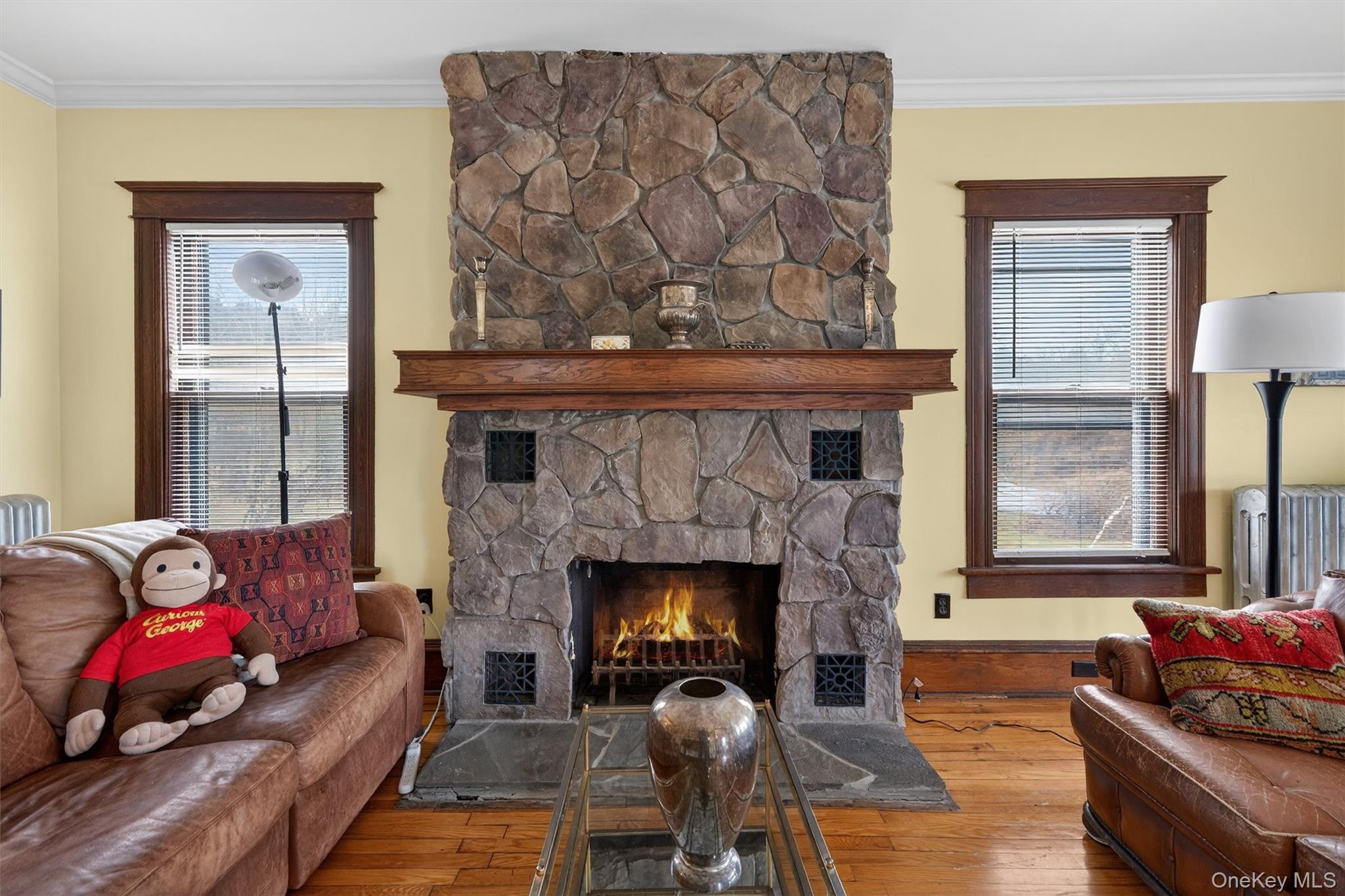 48 Kirks Road Narrowsburg, NY 12764 - Photo 4 of 50 a living room with furniture and a fireplace