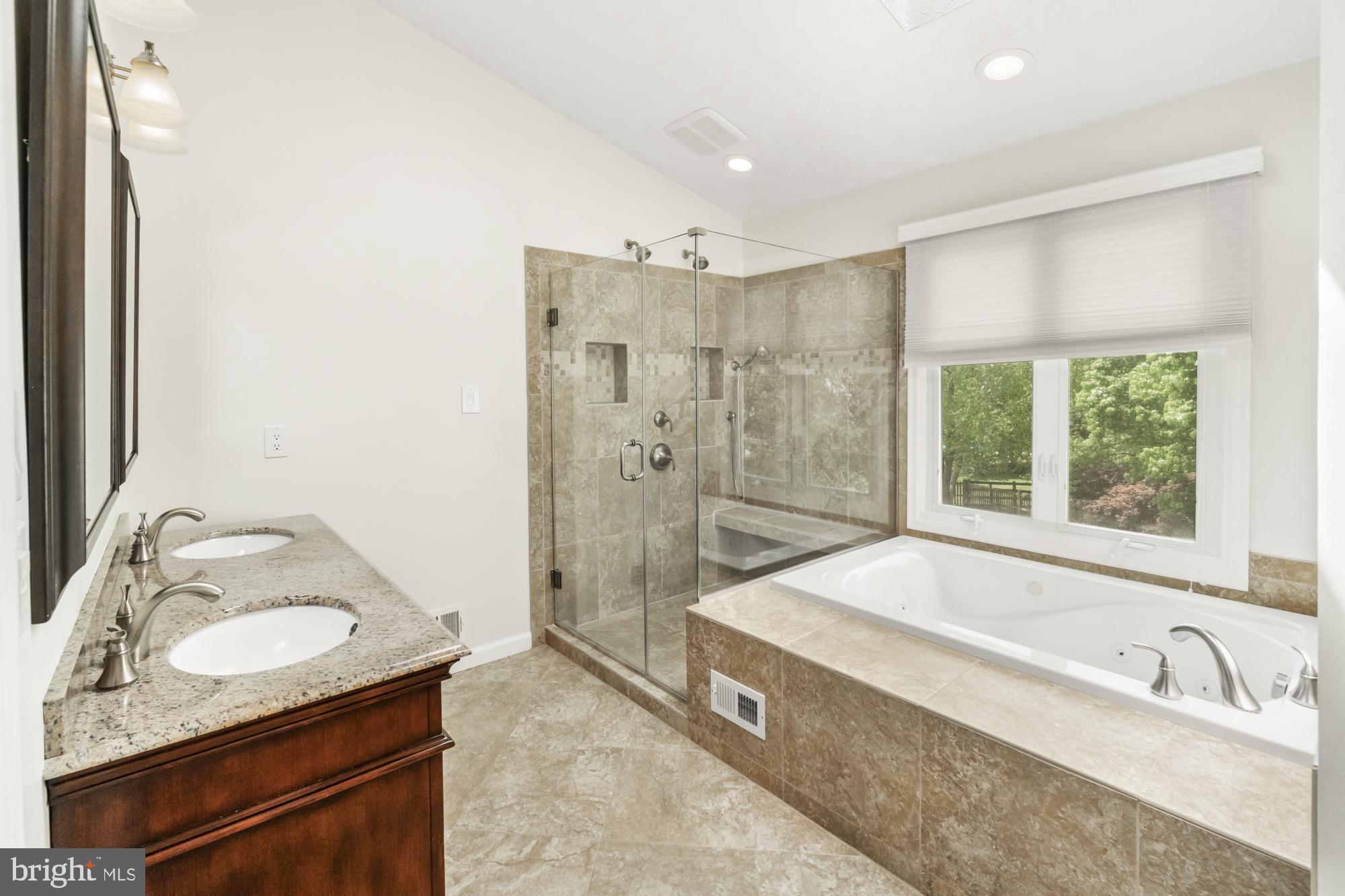 17247 Spates Hill Road Poolesville, MD 20837 - Photo 44 of 90 Primary bathroom tastefully remodeled.