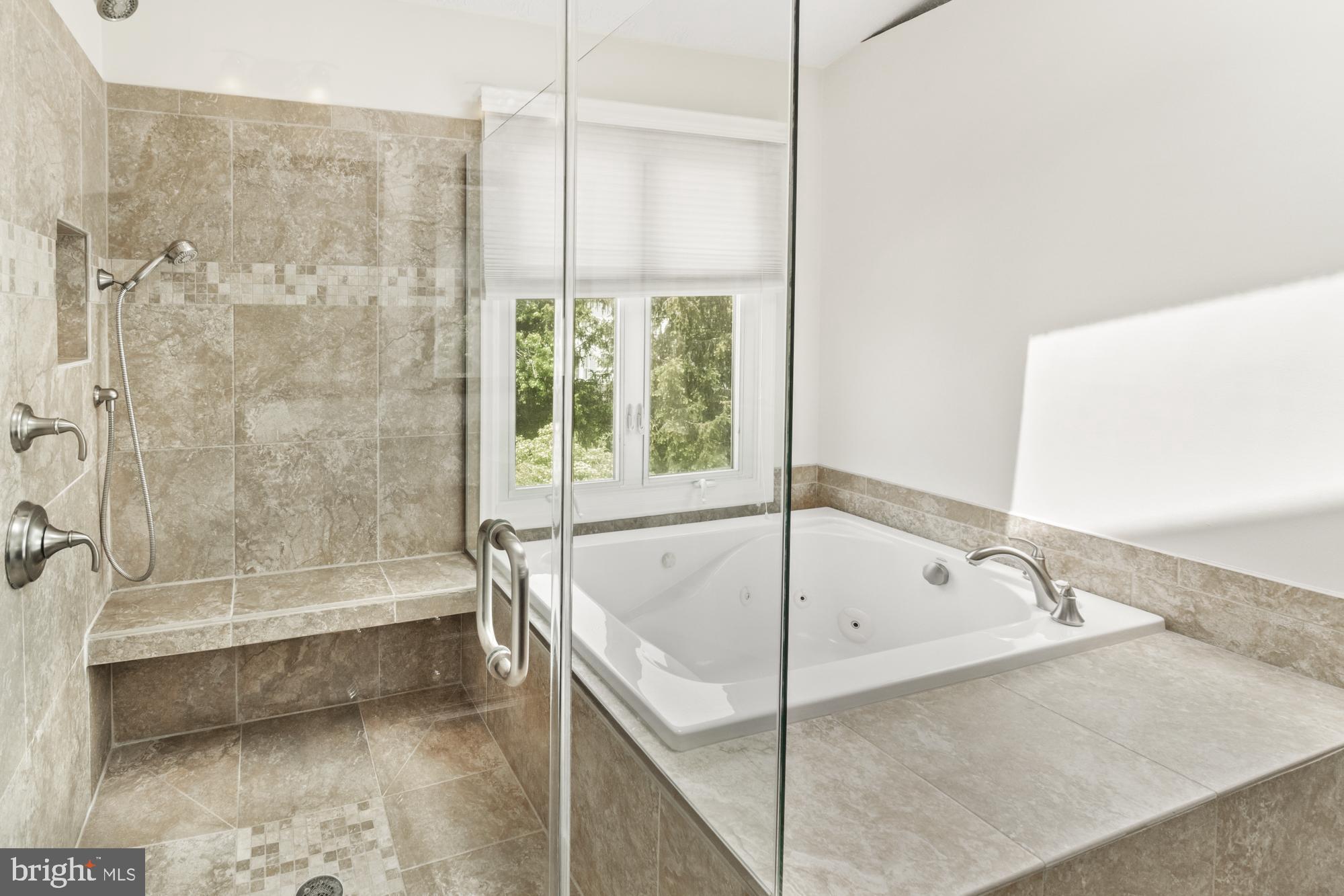 17247 Spates Hill Road Poolesville, MD 20837 - Photo 46 of 90 Oversized shower with full soaking tub!