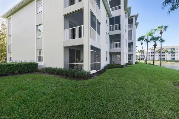 a view of an apartment with a garden and plants
