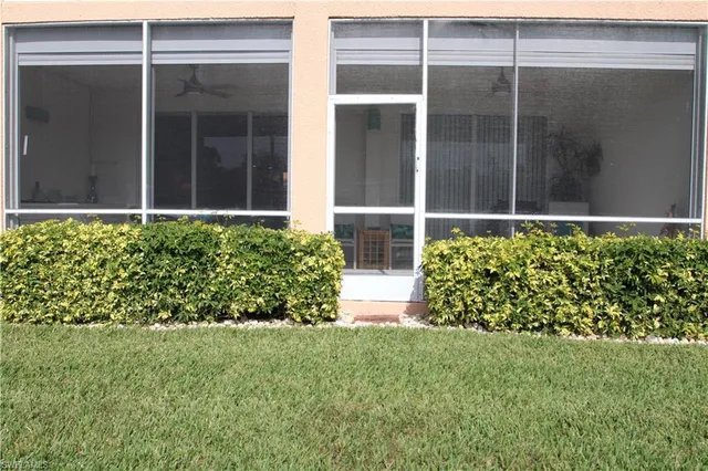 a view of a garden with a pathway