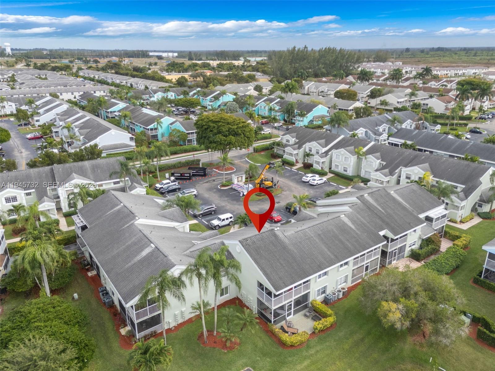 2520 Southeast 20th Place, Unit 204B Homestead, FL 33035 - Photo 29 of 45 an aerial view of a residential houses with city view