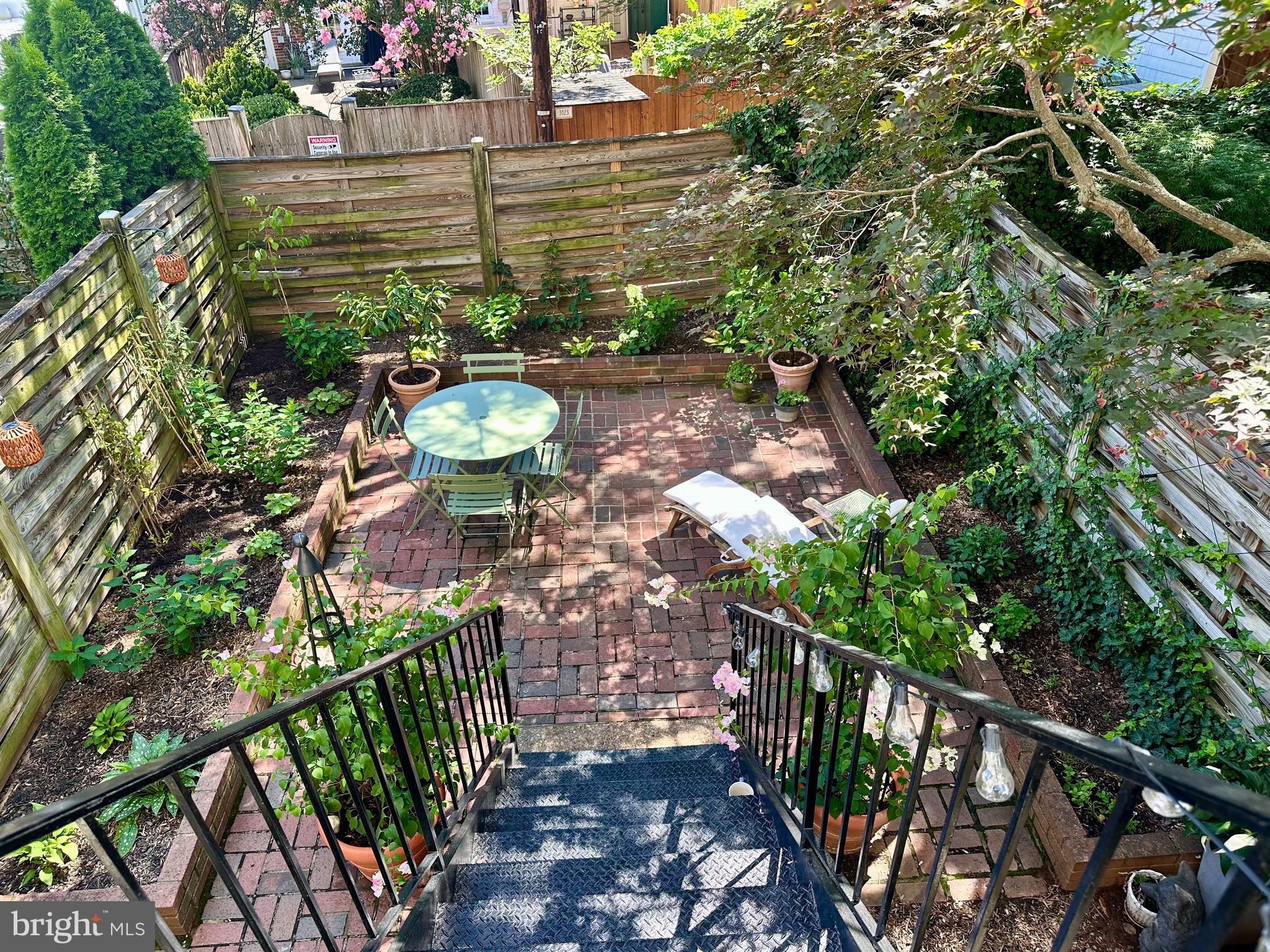 3022 R Street Northwest, Unit 1/2 Washington, DC 20007 - Photo 22 of 25 Urban oasis with lush landscaping!