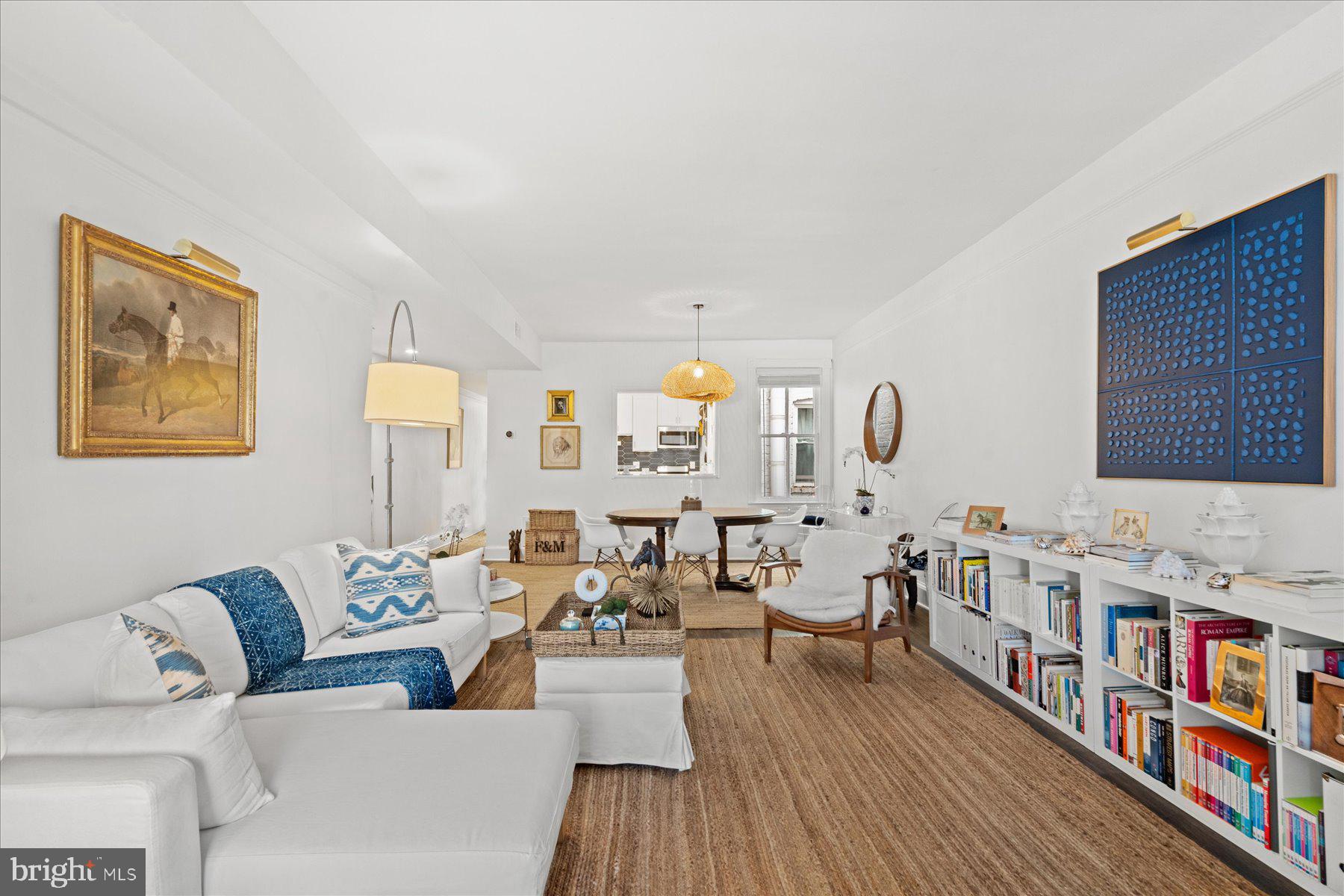 3022 R Street Northwest, Unit 1/2 Washington, DC 20007 - Photo 3 of 25 Open layout living space