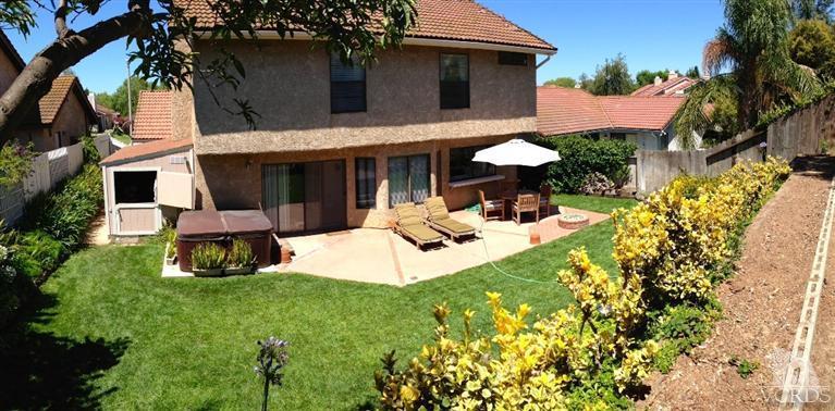 4368 Laurelhurst Road Moorpark, CA 93021 - Photo 21 of 28 a view of a house with a yard and sitting area