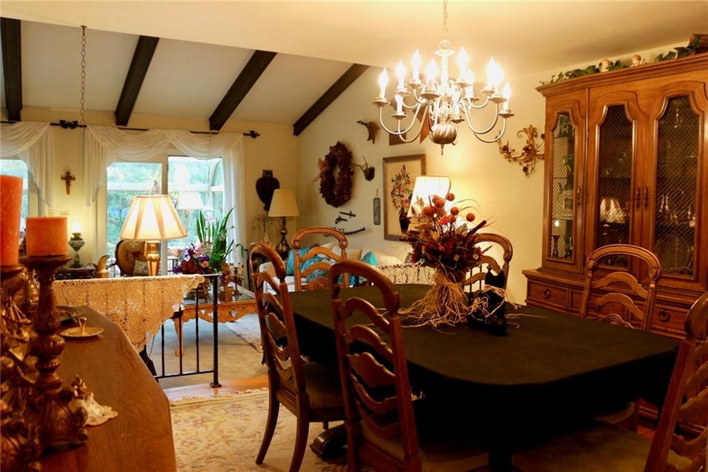 241 McKinney Road Wexford, PA 15090 - Photo 4 of 25 Brass light fixture in the Dining Room sits 8 comfortable.