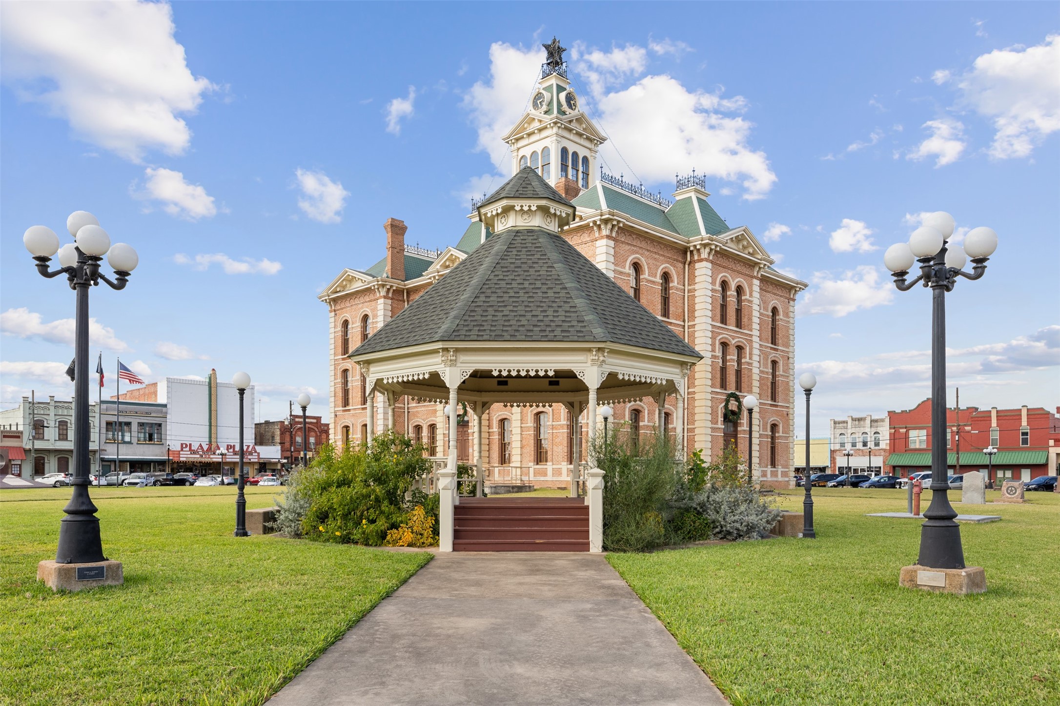 929 West Spanish Camp Road Wharton, TX 77488 - Photo 19 of 23 a front view of a house with a garden and plants