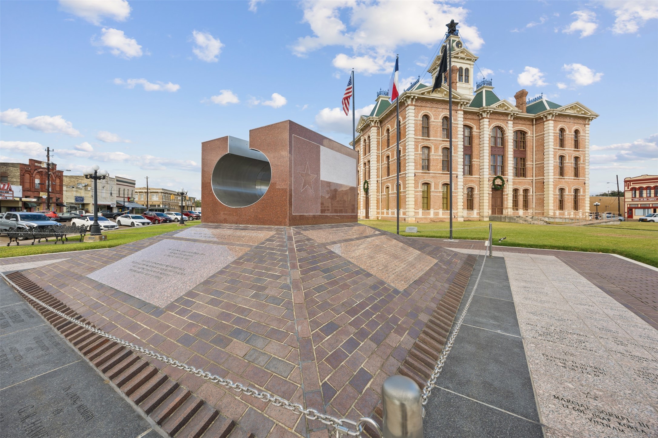 929 West Spanish Camp Road Wharton, TX 77488 - Photo 20 of 23 a front view of a building with a yard