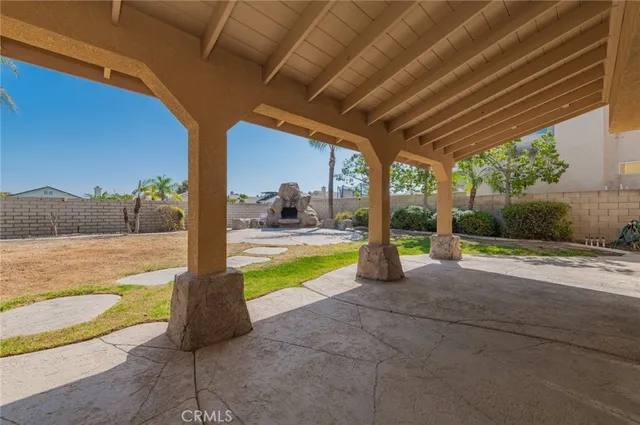 a view of a couches in patio