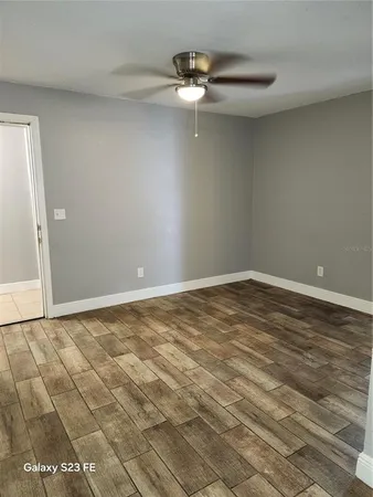 a view of an empty room