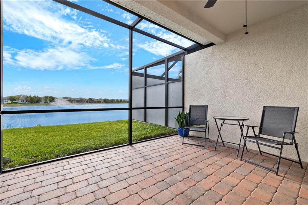 14558 Edgewater Circle Naples, FL 34114 - Photo 22 of 40 a view of a garden with an outdoor seating