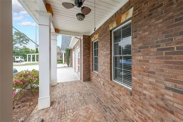 a view of outdoor space and deck